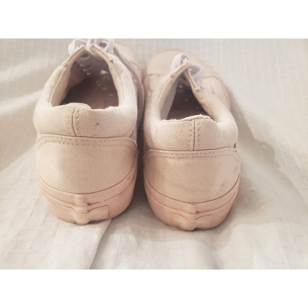 Vans Womens Old Skool 721278 Lace Up Low Top Pink Skate‎ Shoes Size 9.5